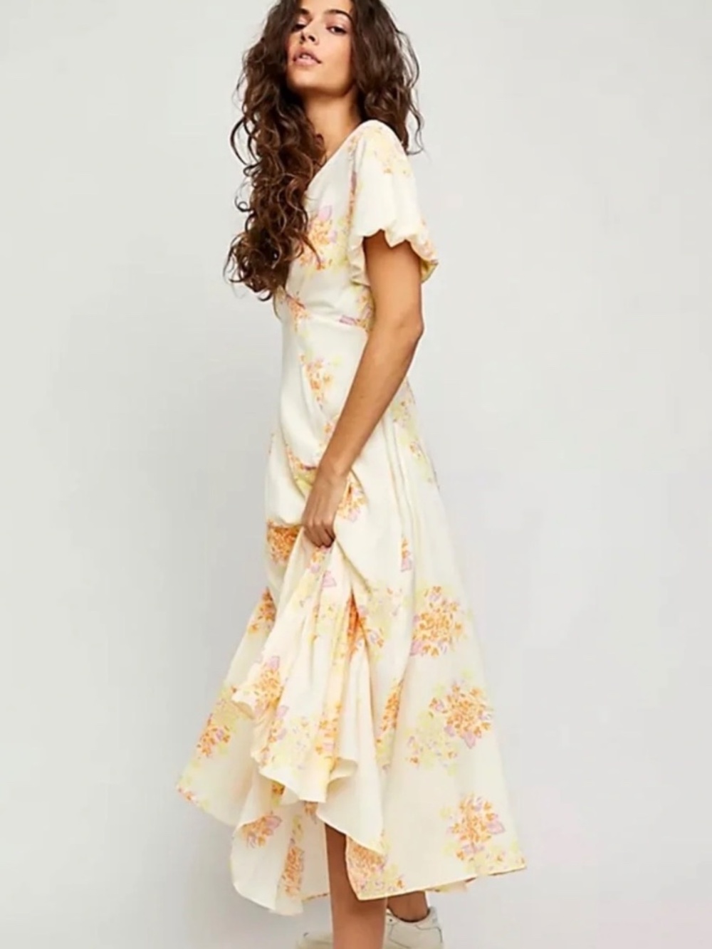 Free People Laura Printed Midi - XS - Picture 2 of 7
